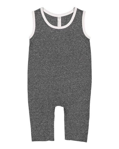 Rabbit Skins Infant Harborside Mélange Tank Romper 4492 - Dresses Max