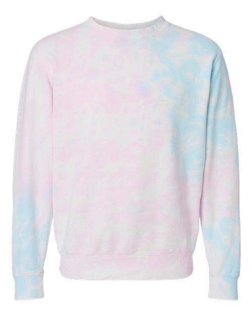 Independent Trading Co. Midweight Tie-Dyed Sweatshirt PRM3500TD - Dresses Max