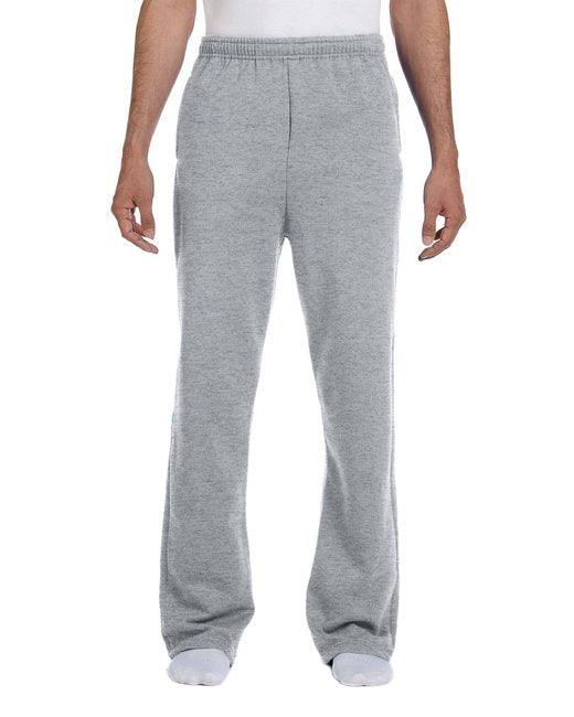 Jerzees Adult NuBlend Open-Bottom Fleece Sweatpants 974MP - Dresses Max