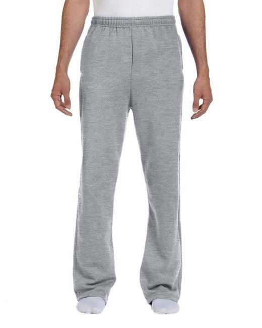 Jerzees Adult NuBlend Open-Bottom Fleece Sweatpants 974MP - Dresses Max