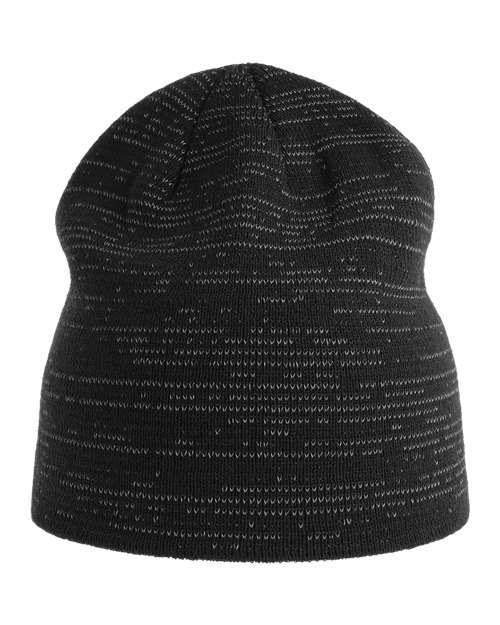 Atlantis Headwear Sustainable Reflective Beanie SHINE - Dresses Max