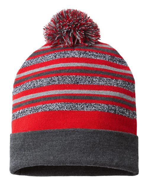 CAP AMERICA USA-Made Striped Beanie RKL12 - Dresses Max