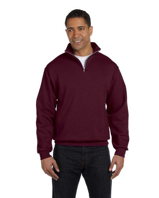 Jerzees Adult NuBlend Quarter-Zip Cadet Collar Sweatshirt 995M - Dresses Max