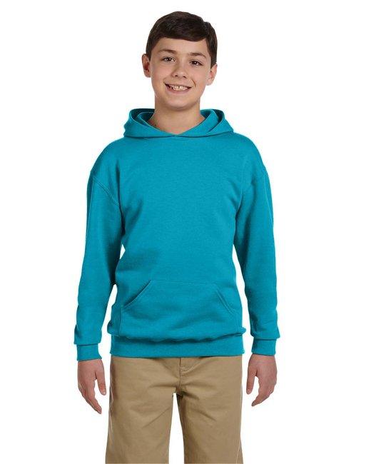 Jerzees Youth 8 oz. NuBlend Fleece Pullover Hooded Sweatshirt 996Y - Dresses Max