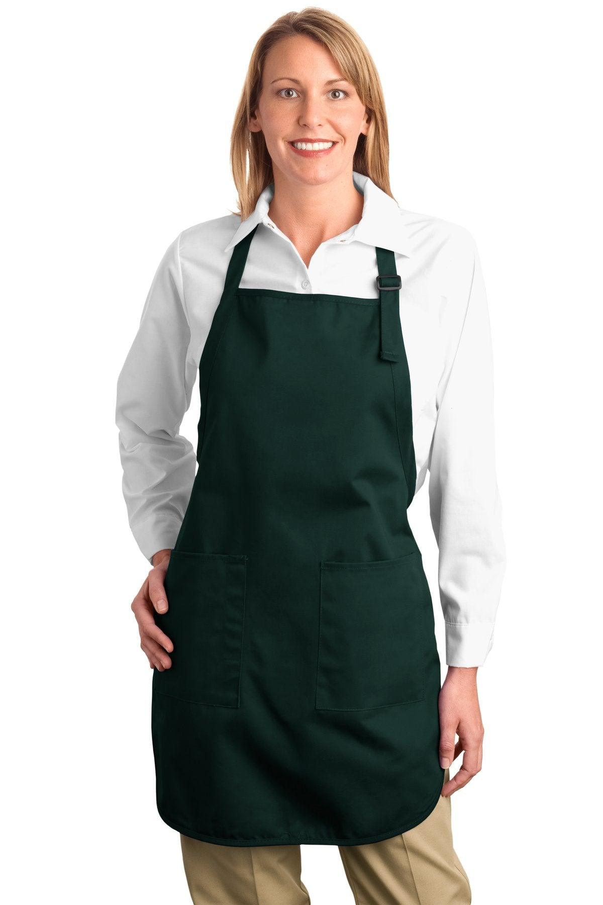 Port Authority Full-Length Apron with Pockets. A500 - Dresses Max