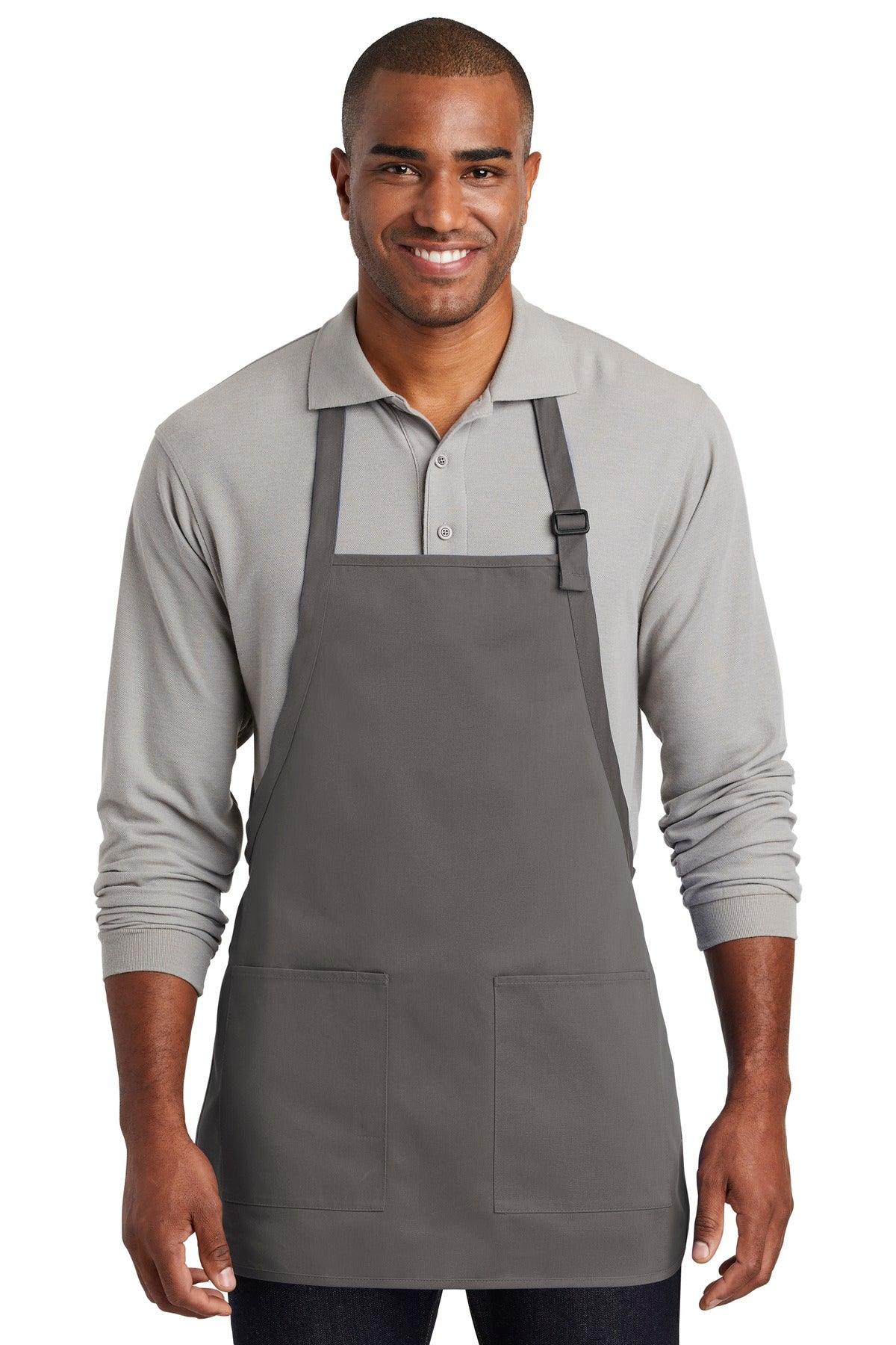 Port Authority Medium-Length Two-Pocket Bib Apron. A601 - Dresses Max