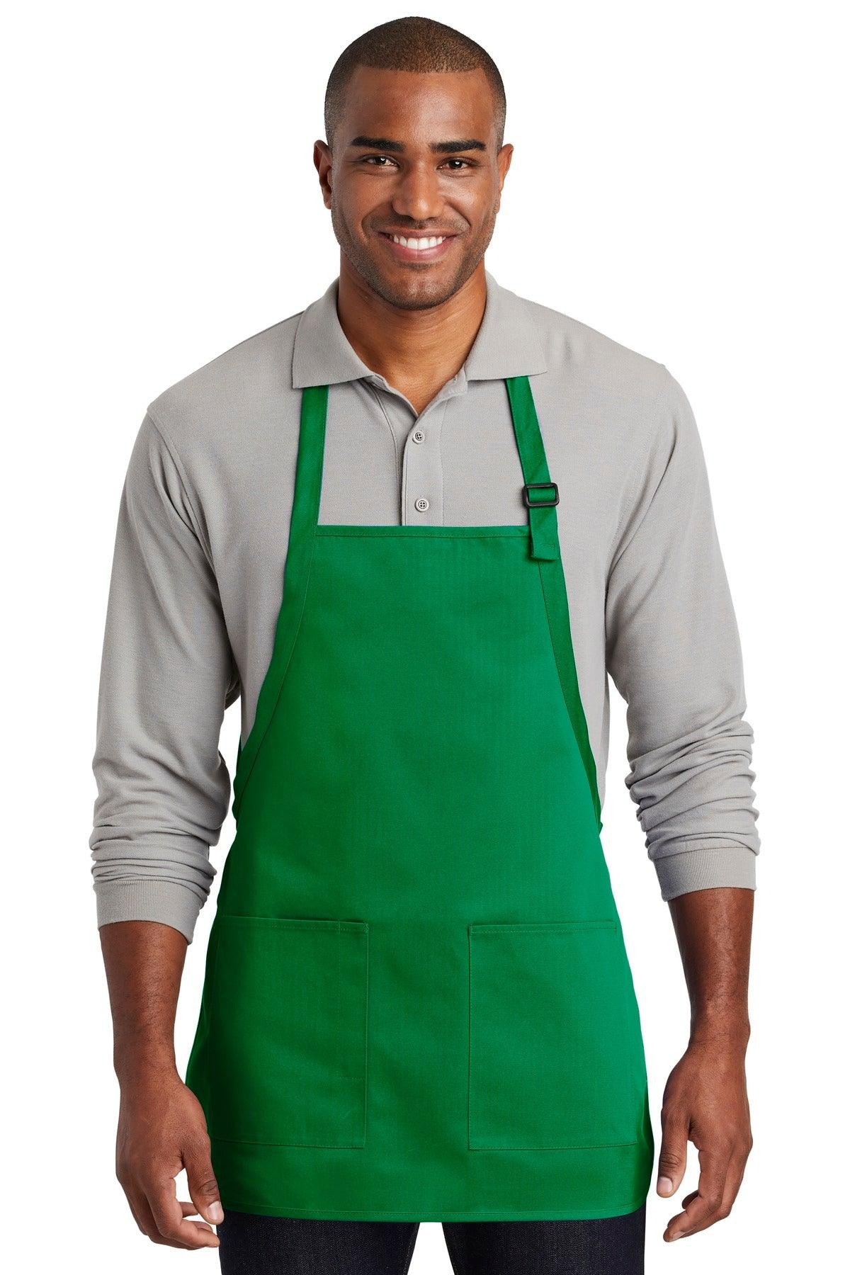 Port Authority Medium-Length Two-Pocket Bib Apron. A601 - Dresses Max