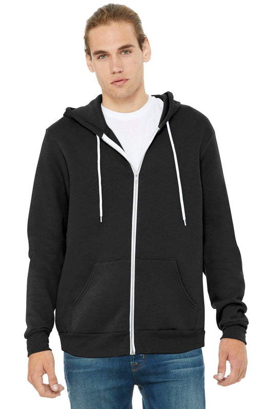 BELLA+CANVAS Unisex Sponge Fleece Full-Zip Hoodie. BC3739 - Dresses Max