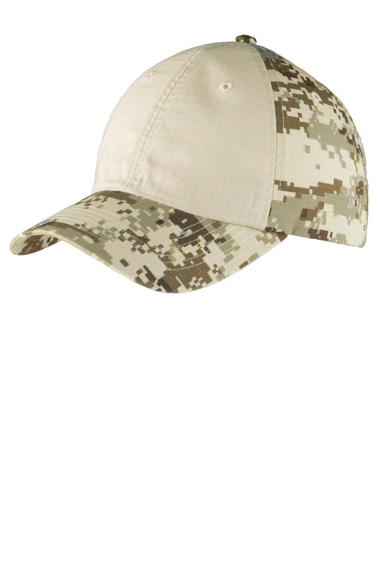 Port Authority Colorblock Digital Ripstop Camouflage Cap. C926 - Dresses Max