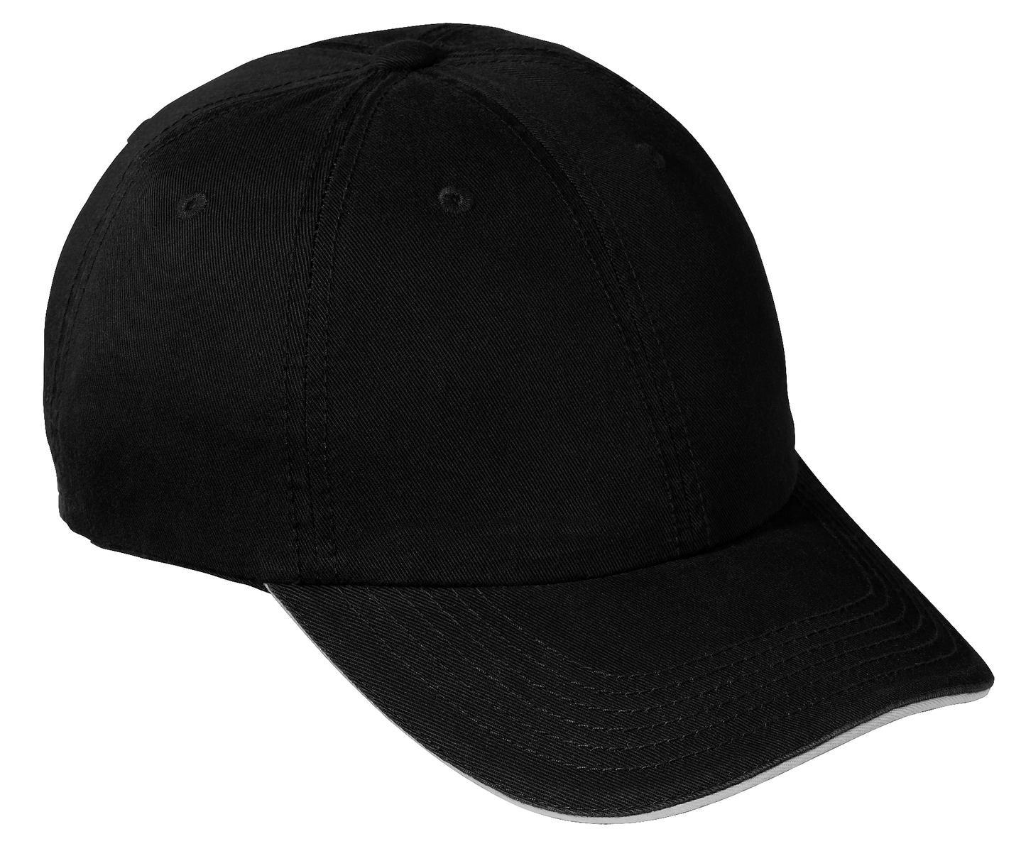 Port & Company Washed Twill Sandwich Bill Cap. CP79 - Dresses Max