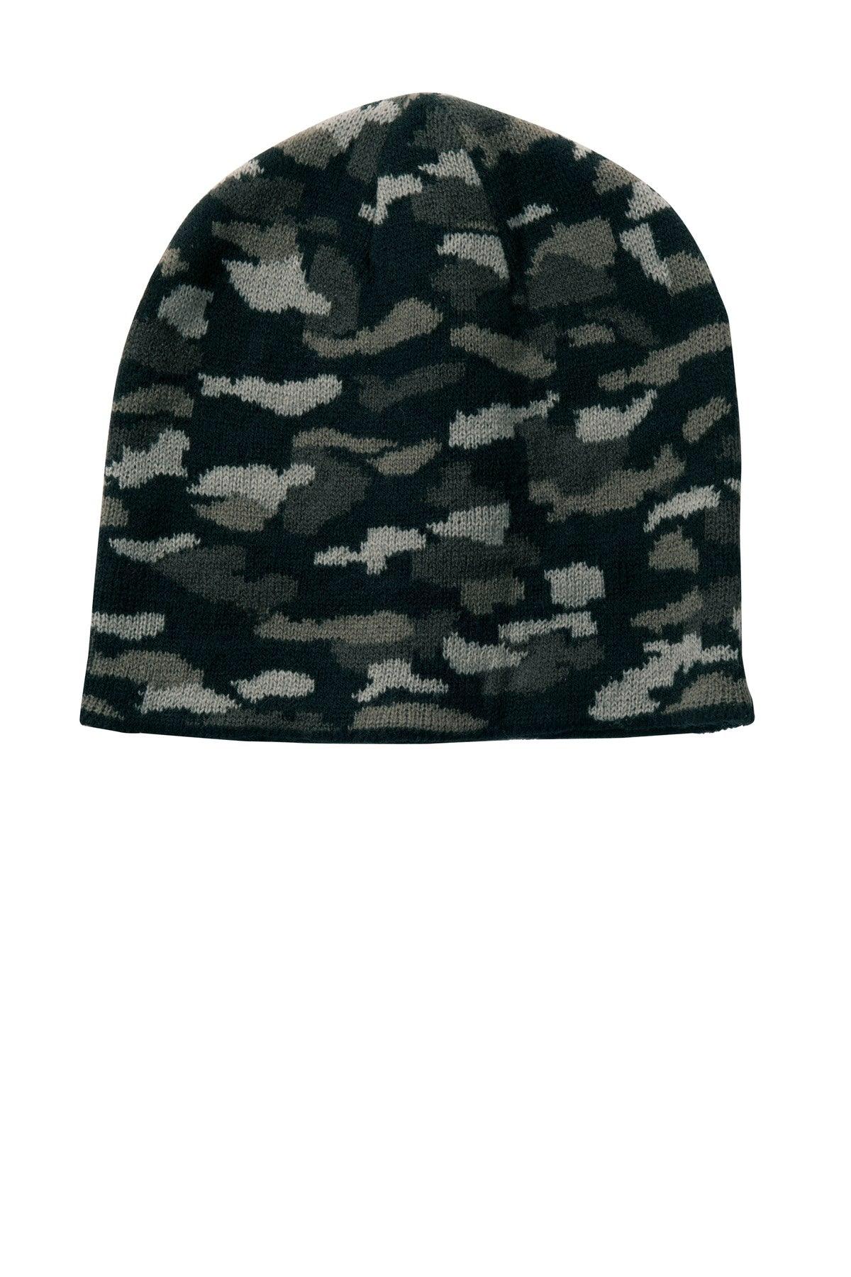 Port & Company Camo Beanie Cap. CP91C - Dresses Max