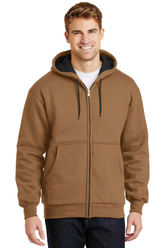 CornerStone - Heavyweight Full-Zip Hooded Sweatshirt with Thermal Lining. CS620 - Dresses Max