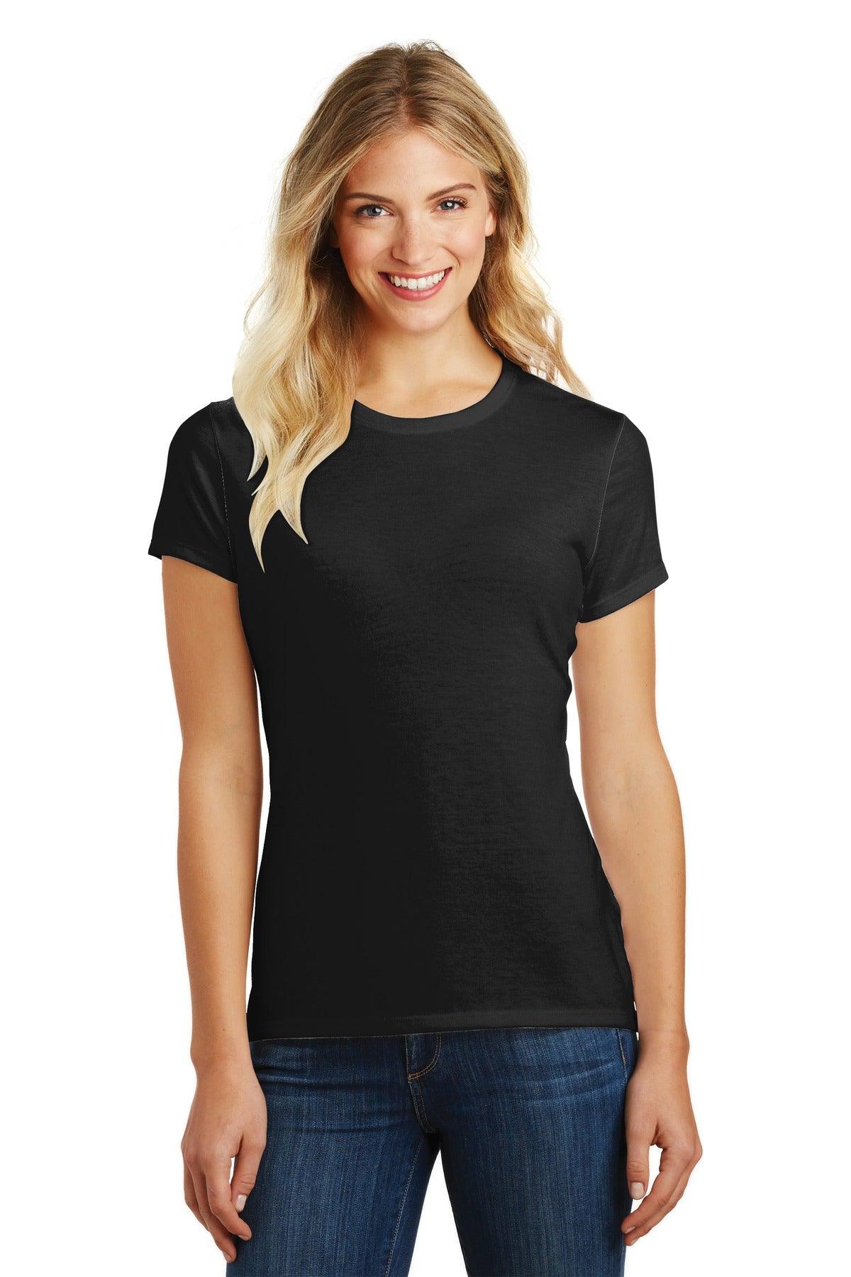 District Women's Perfect Blend Tee. DM108L - Dresses Max