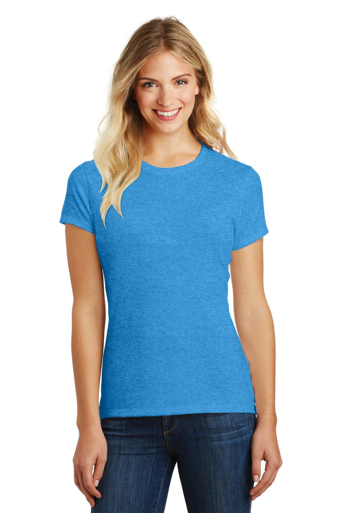 District Women's Perfect Blend Tee. DM108L - Dresses Max