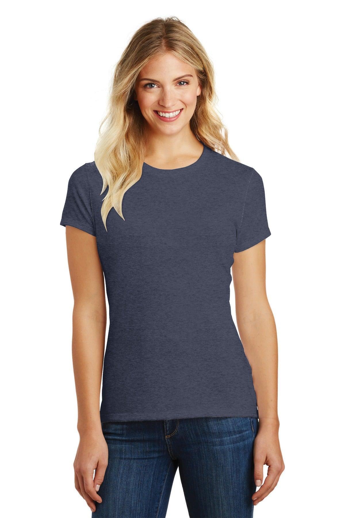 District Women's Perfect Blend Tee. DM108L - Dresses Max