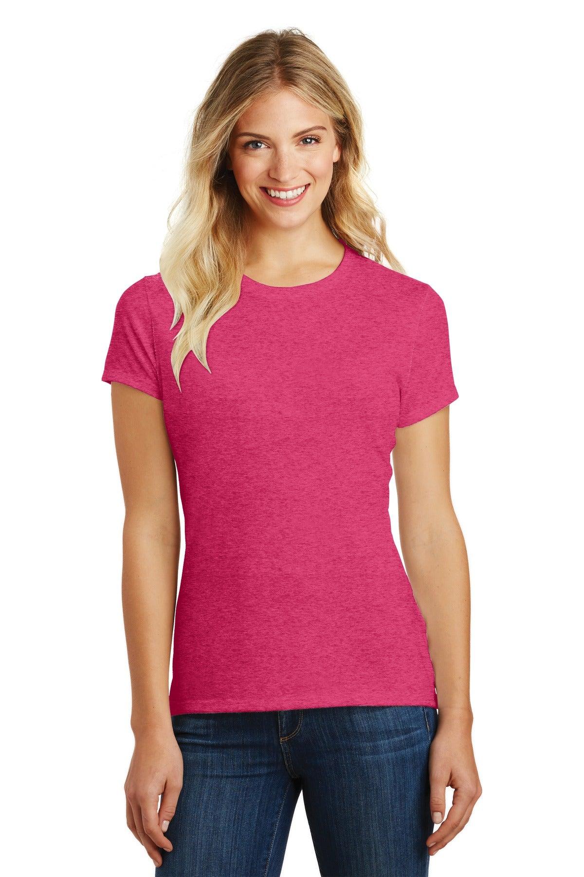 District Women's Perfect Blend Tee. DM108L - Dresses Max