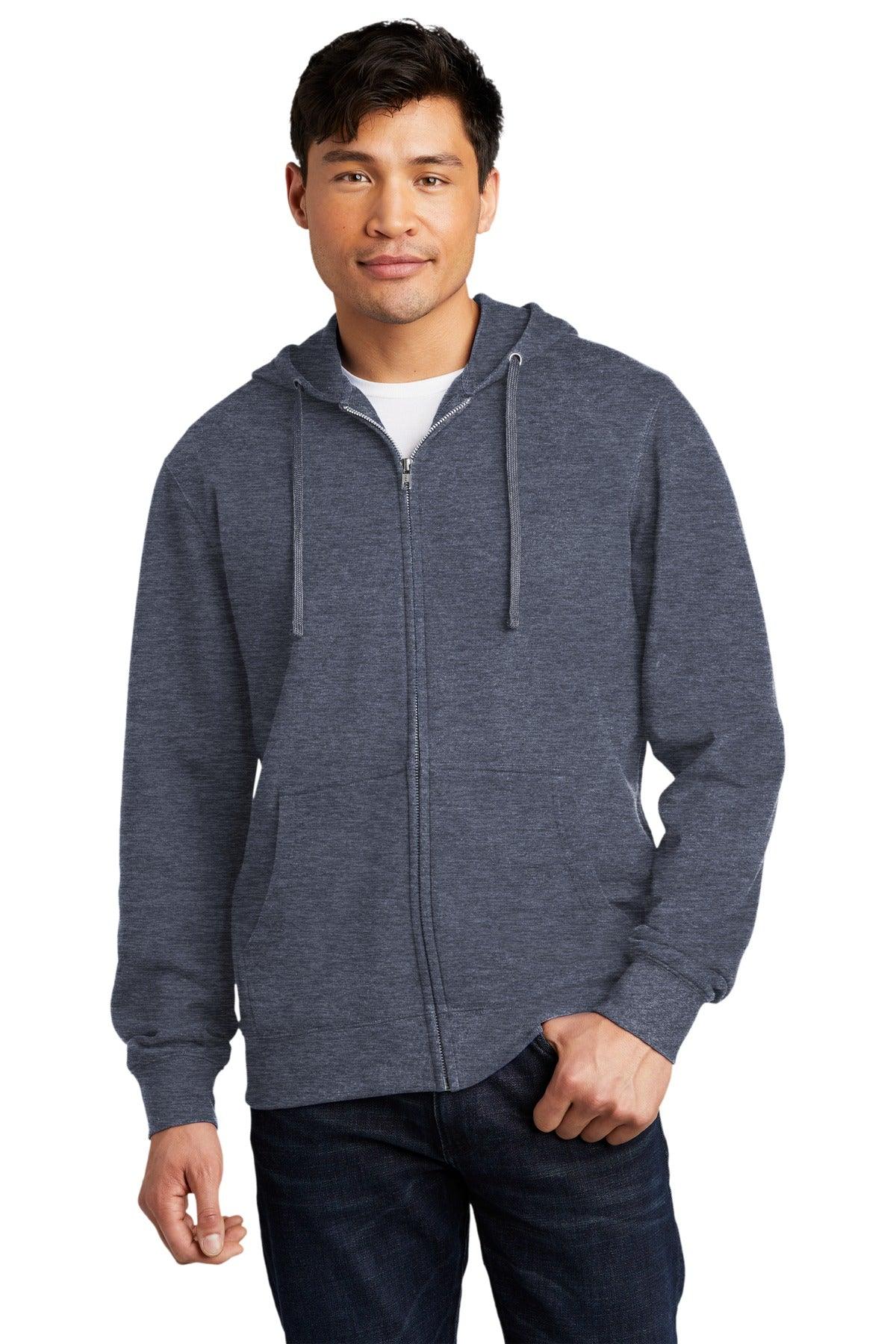 District V.I.T. Fleece Full-Zip Hoodie DT6102 - Dresses Max