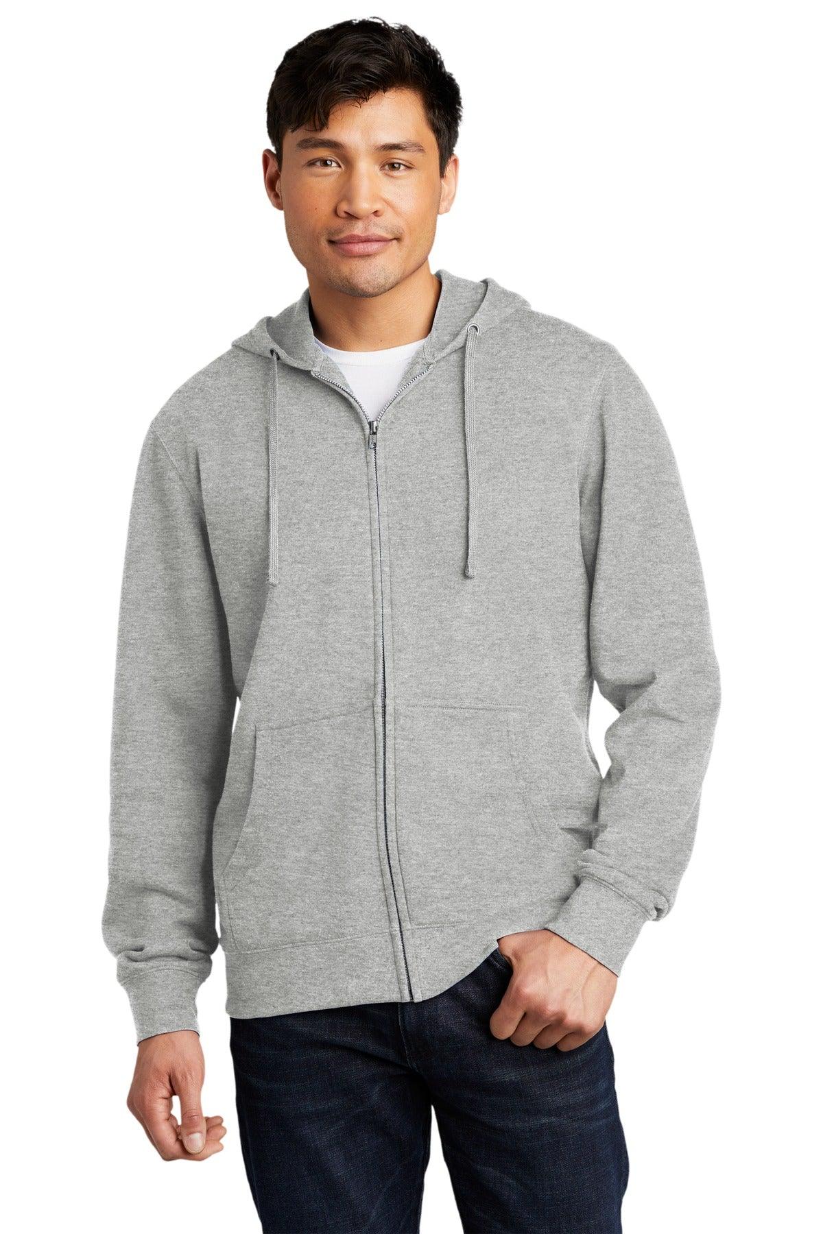 District V.I.T. Fleece Full-Zip Hoodie DT6102 - Dresses Max