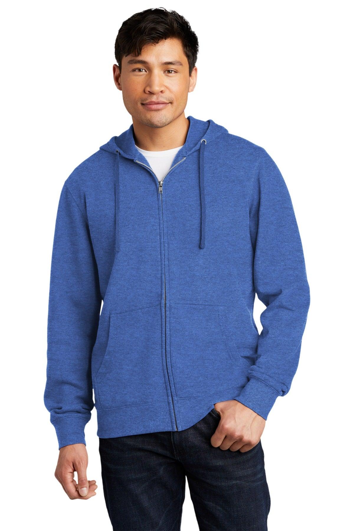 District V.I.T. Fleece Full-Zip Hoodie DT6102 - Dresses Max