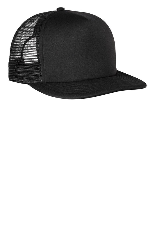 District Flat Bill Snapback Trucker Cap. DT624 - Dresses Max