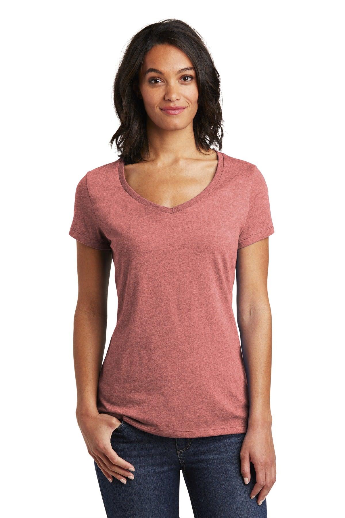 District Women's Very Important Tee V-Neck. DT6503 - Dresses Max