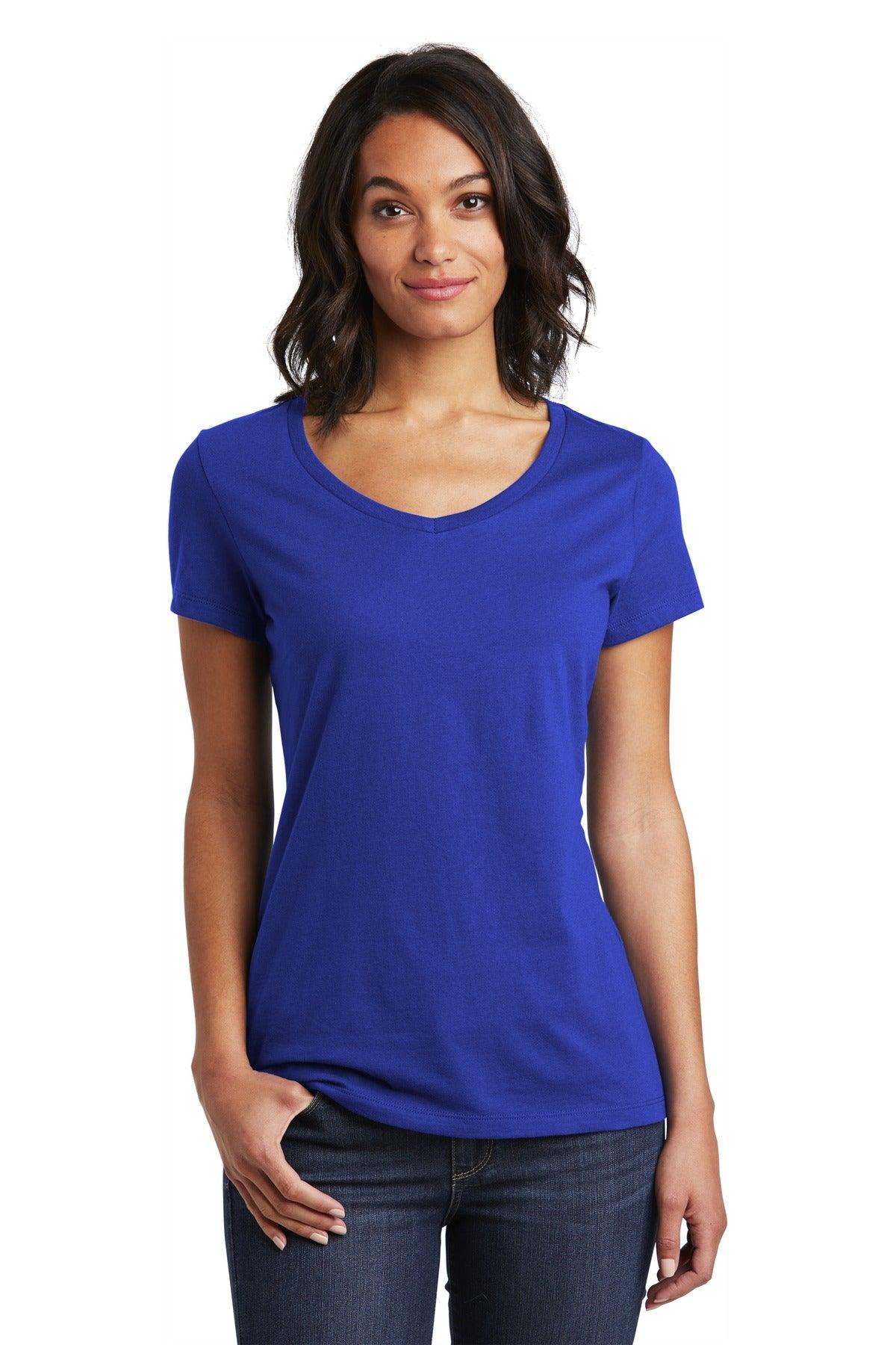 District Women's Very Important Tee V-Neck. DT6503 - Dresses Max