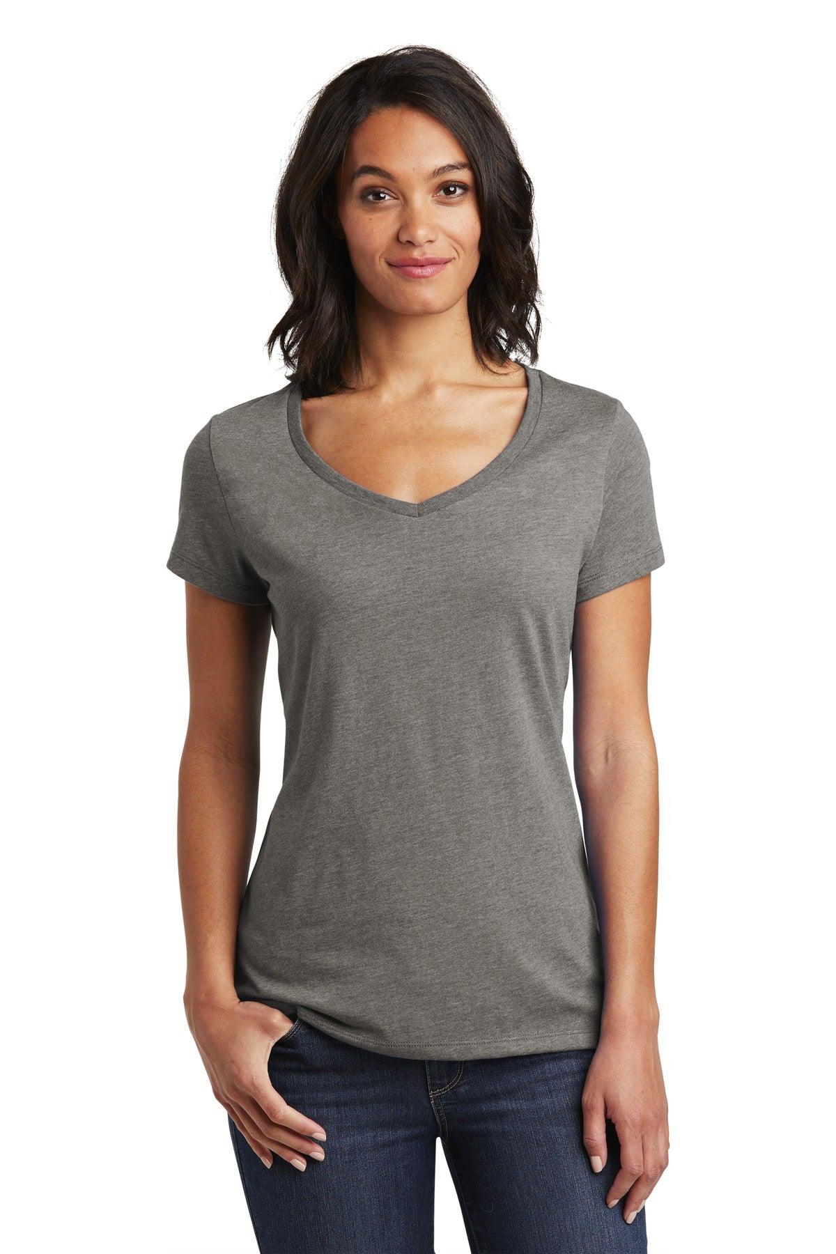 District Women's Very Important Tee V-Neck. DT6503 - Dresses Max