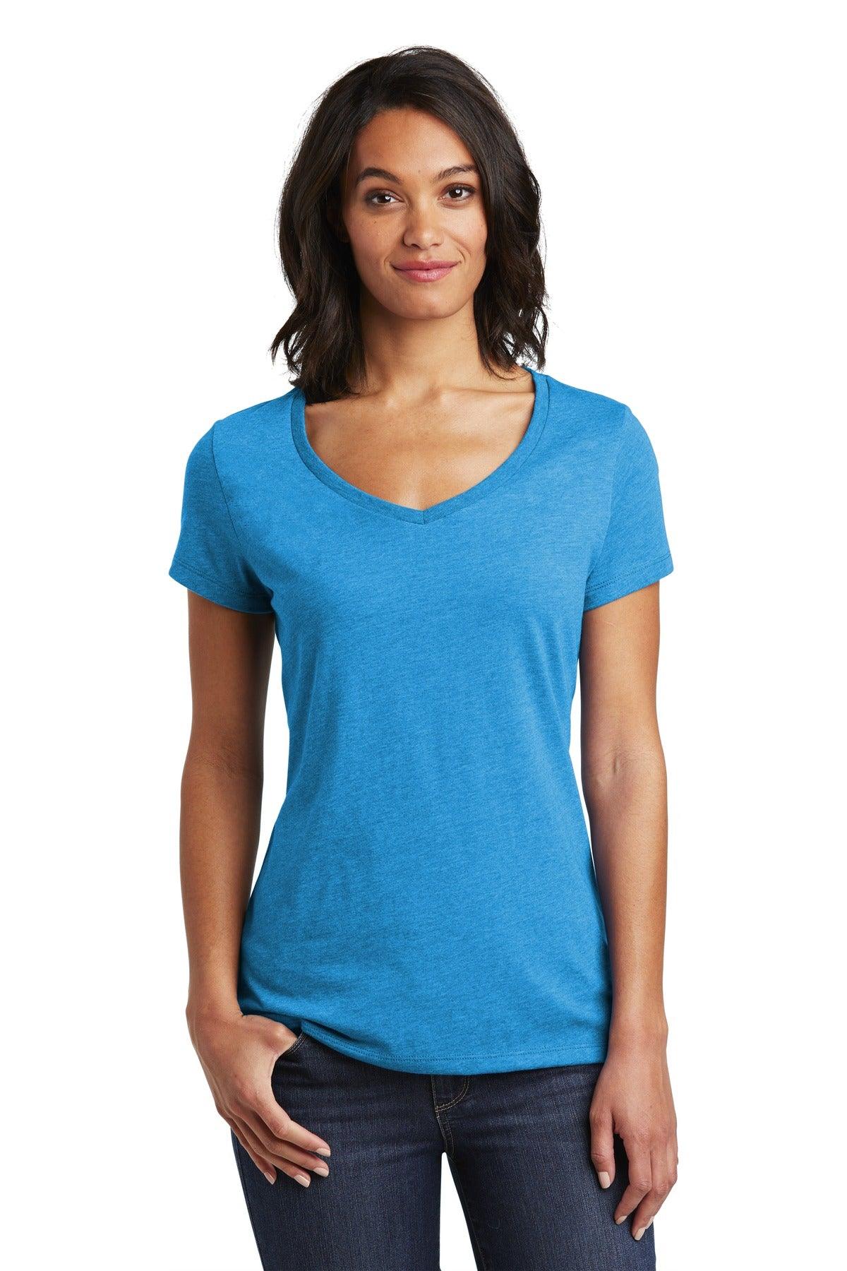 District Women's Very Important Tee V-Neck. DT6503 - Dresses Max