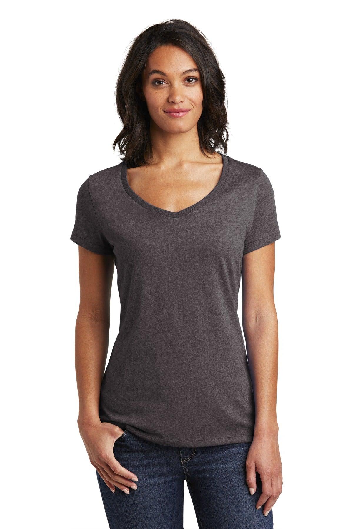 District Women's Very Important Tee V-Neck. DT6503 - Dresses Max