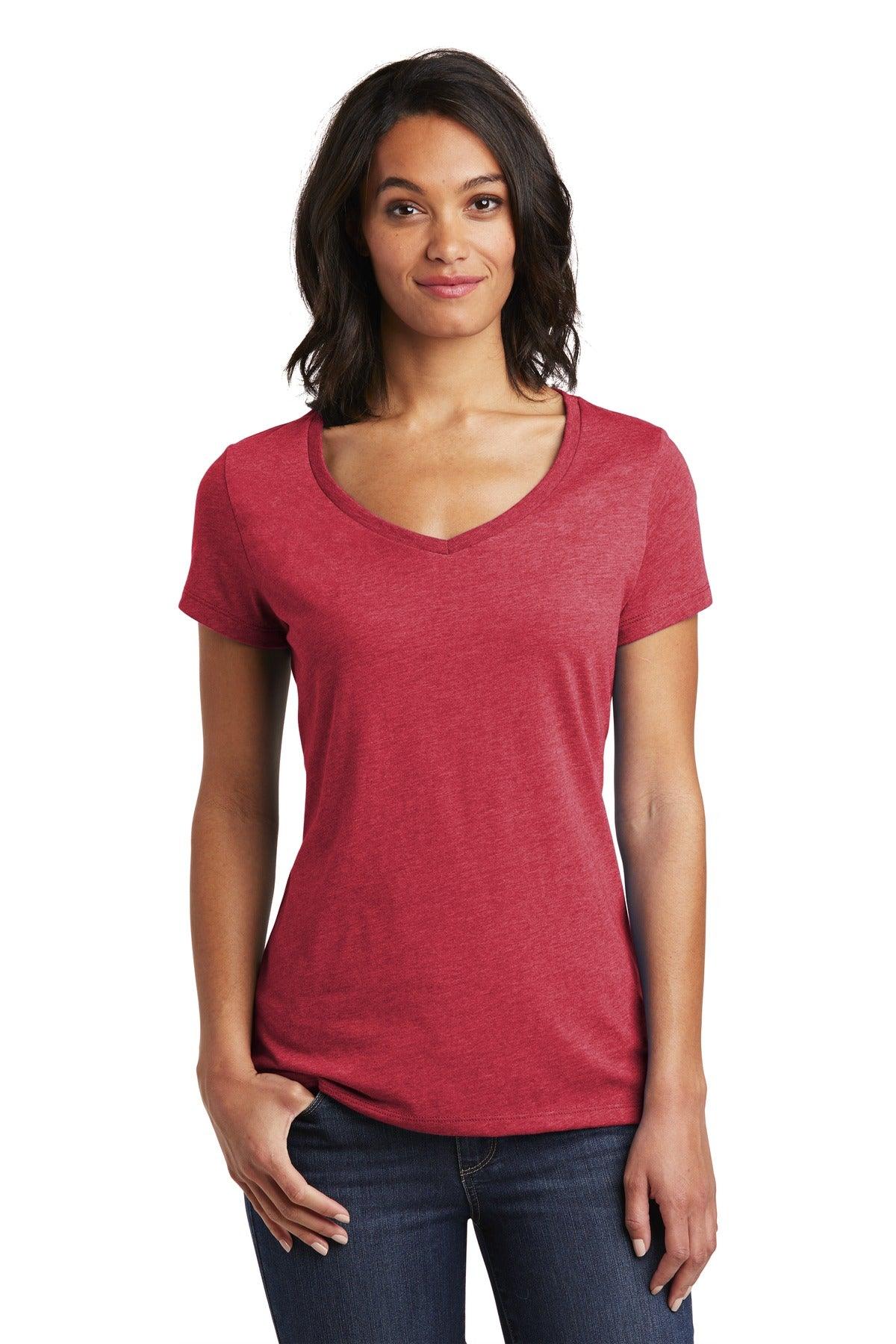 District Women's Very Important Tee V-Neck. DT6503 - Dresses Max