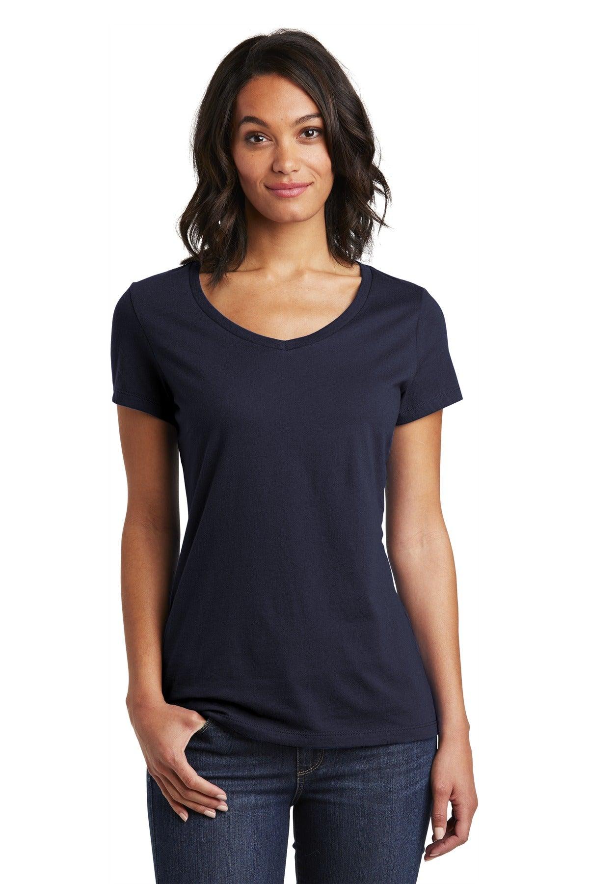 District Women's Very Important Tee V-Neck. DT6503 - Dresses Max