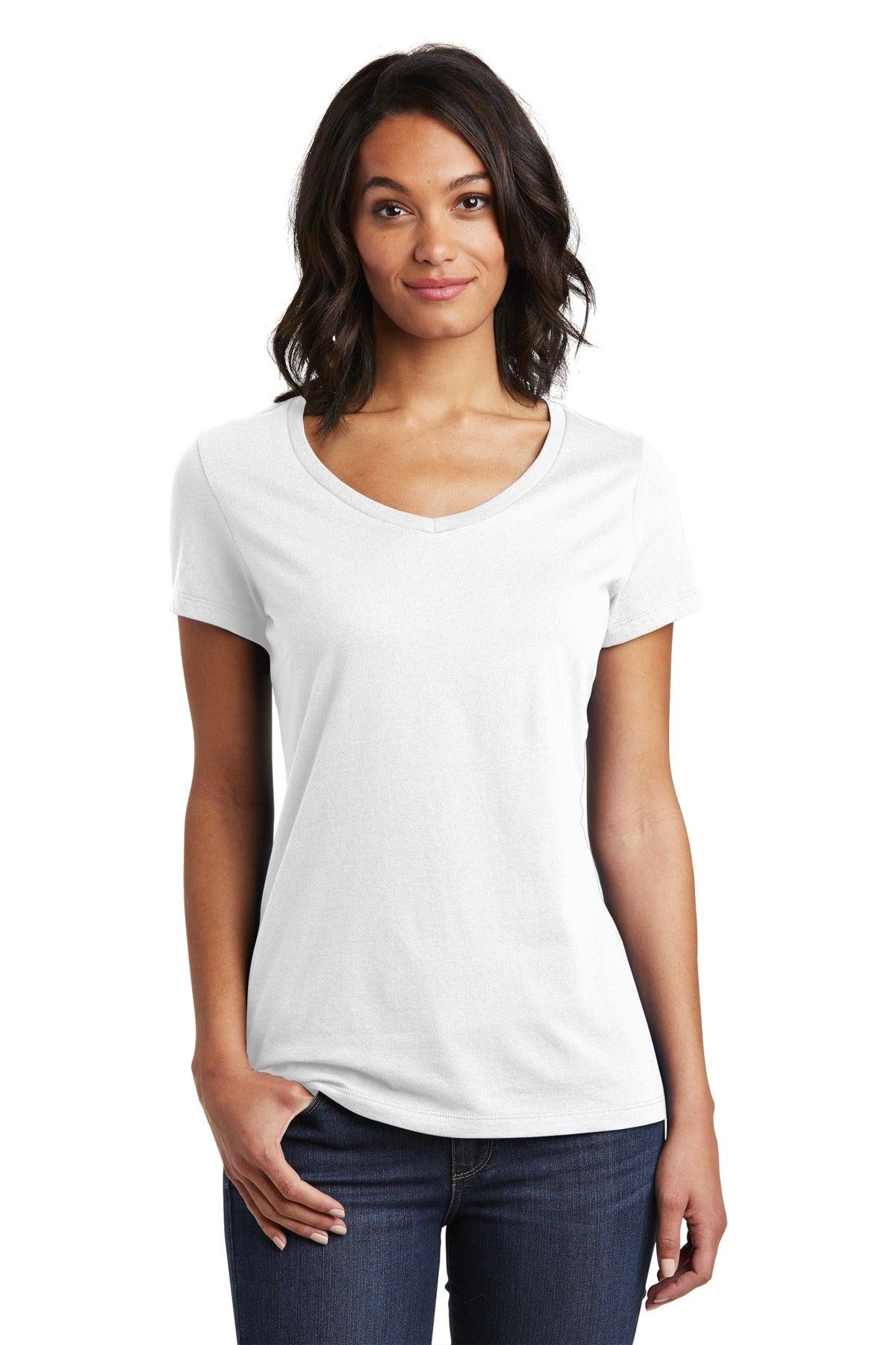 District Women's Very Important Tee V-Neck. DT6503 - Dresses Max