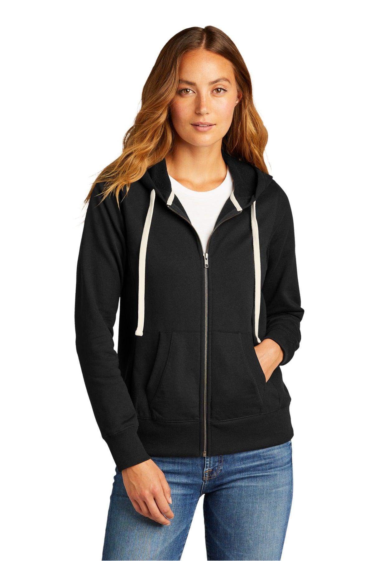 District Women's Re-Fleece Full-Zip Hoodie DT8103 - Dresses Max