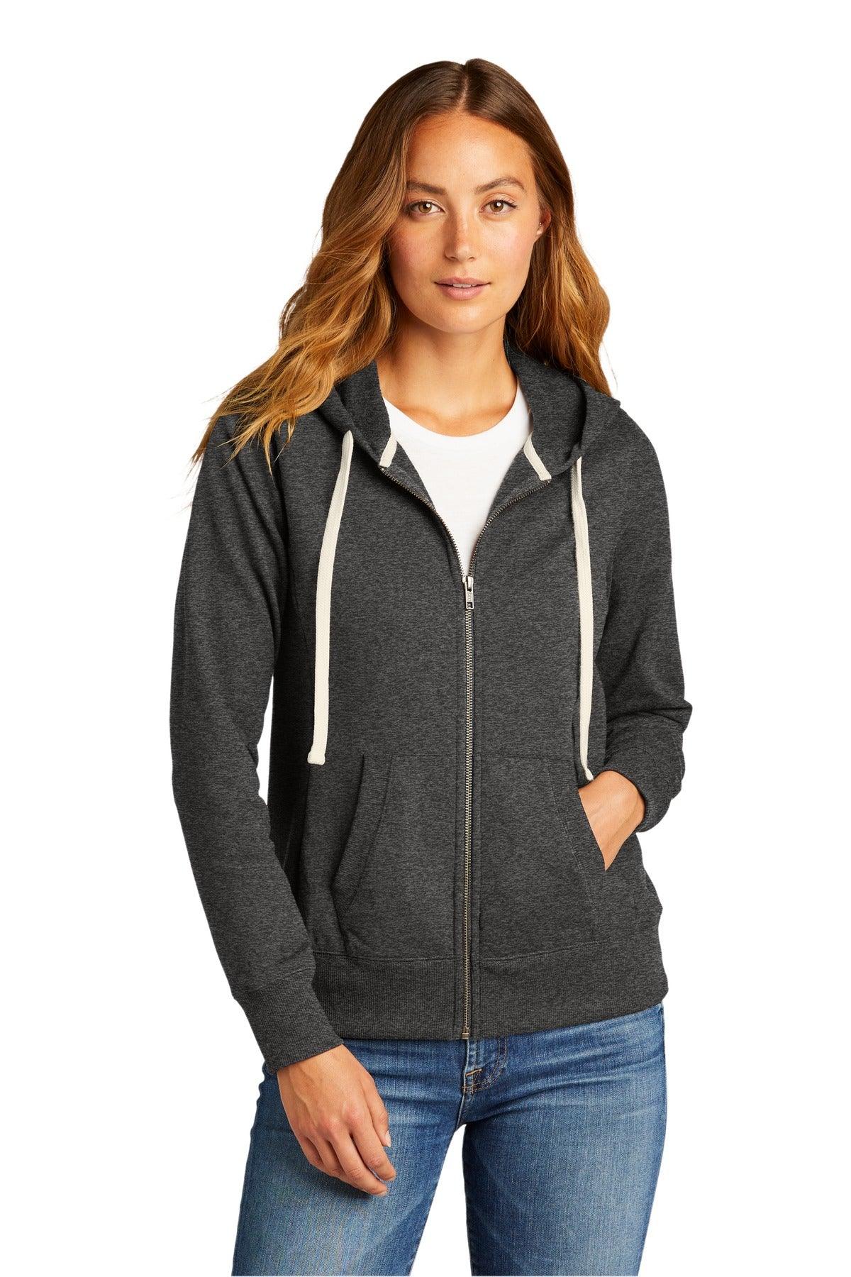 District Women's Re-Fleece Full-Zip Hoodie DT8103 - Dresses Max