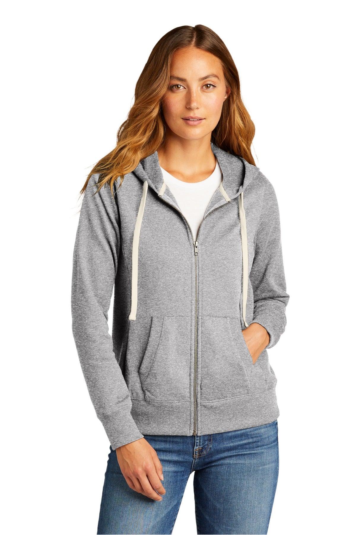 District Women's Re-Fleece Full-Zip Hoodie DT8103 - Dresses Max