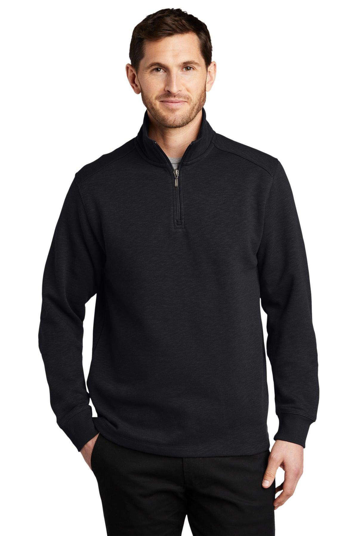 Port Authority Slub Fleece 1/4-Zip Pullover. F295 - Dresses Max