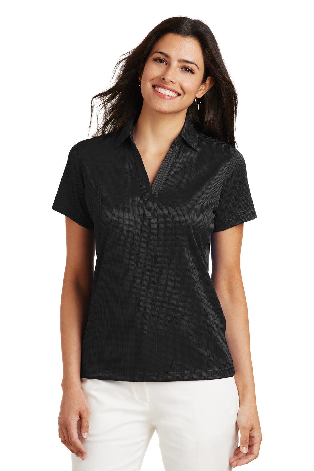 Port Authority Ladies Performance Fine Jacquard Polo. L528 - Dresses Max