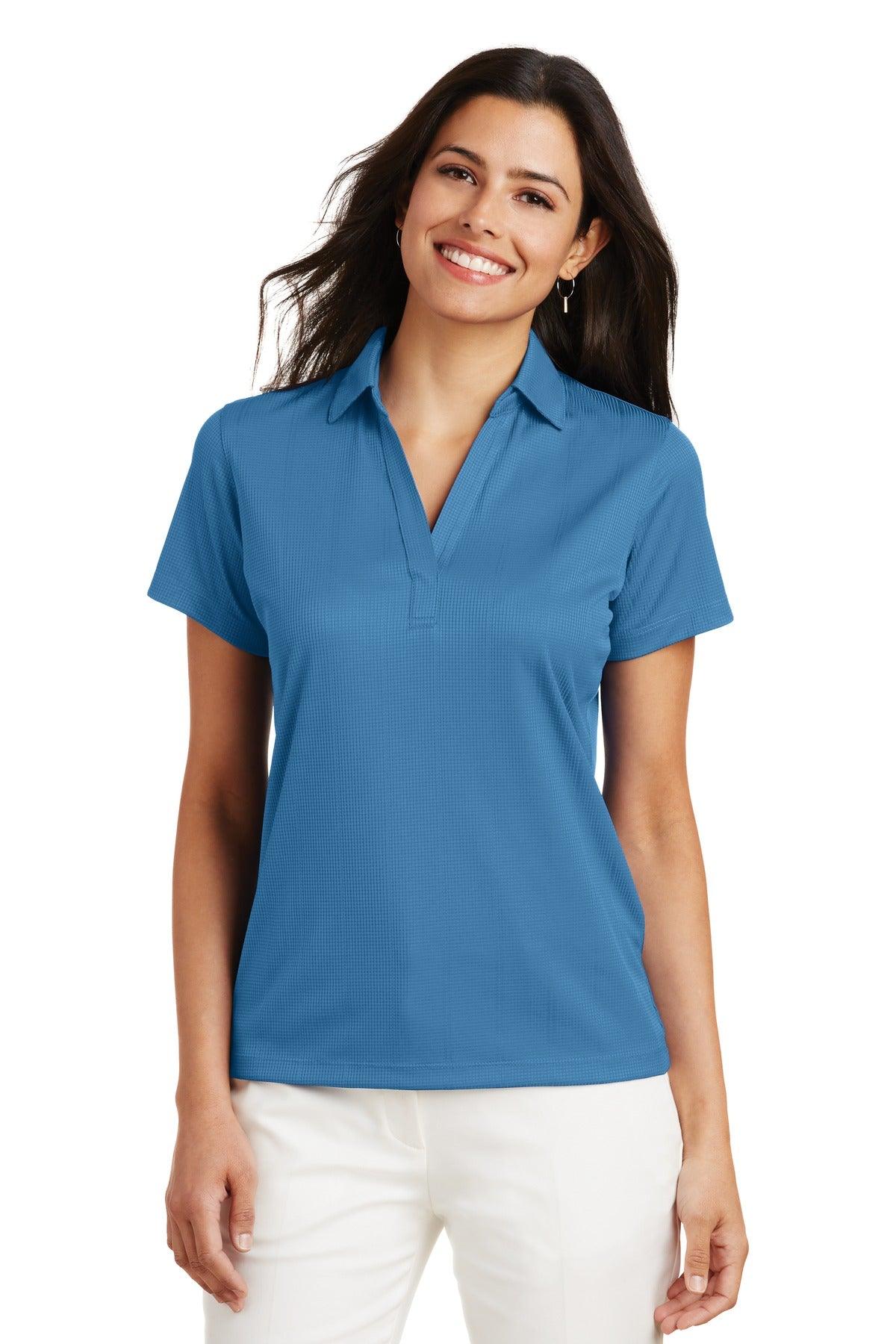 Port Authority Ladies Performance Fine Jacquard Polo. L528 - Dresses Max