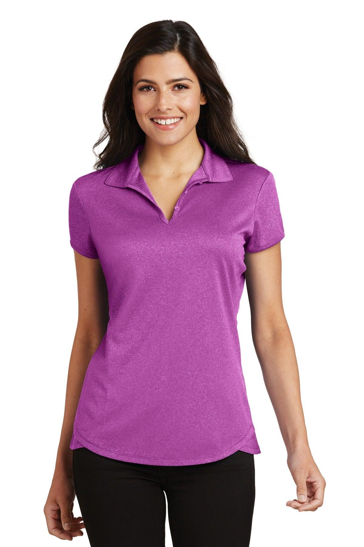 Port Authority Ladies Trace Heather Polo. L576 - Dresses Max