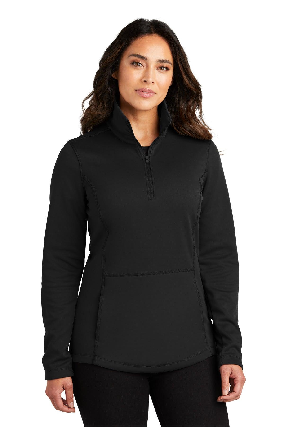 Port Authority Ladies Smooth Fleece 1/4-Zip L804 - Dresses Max