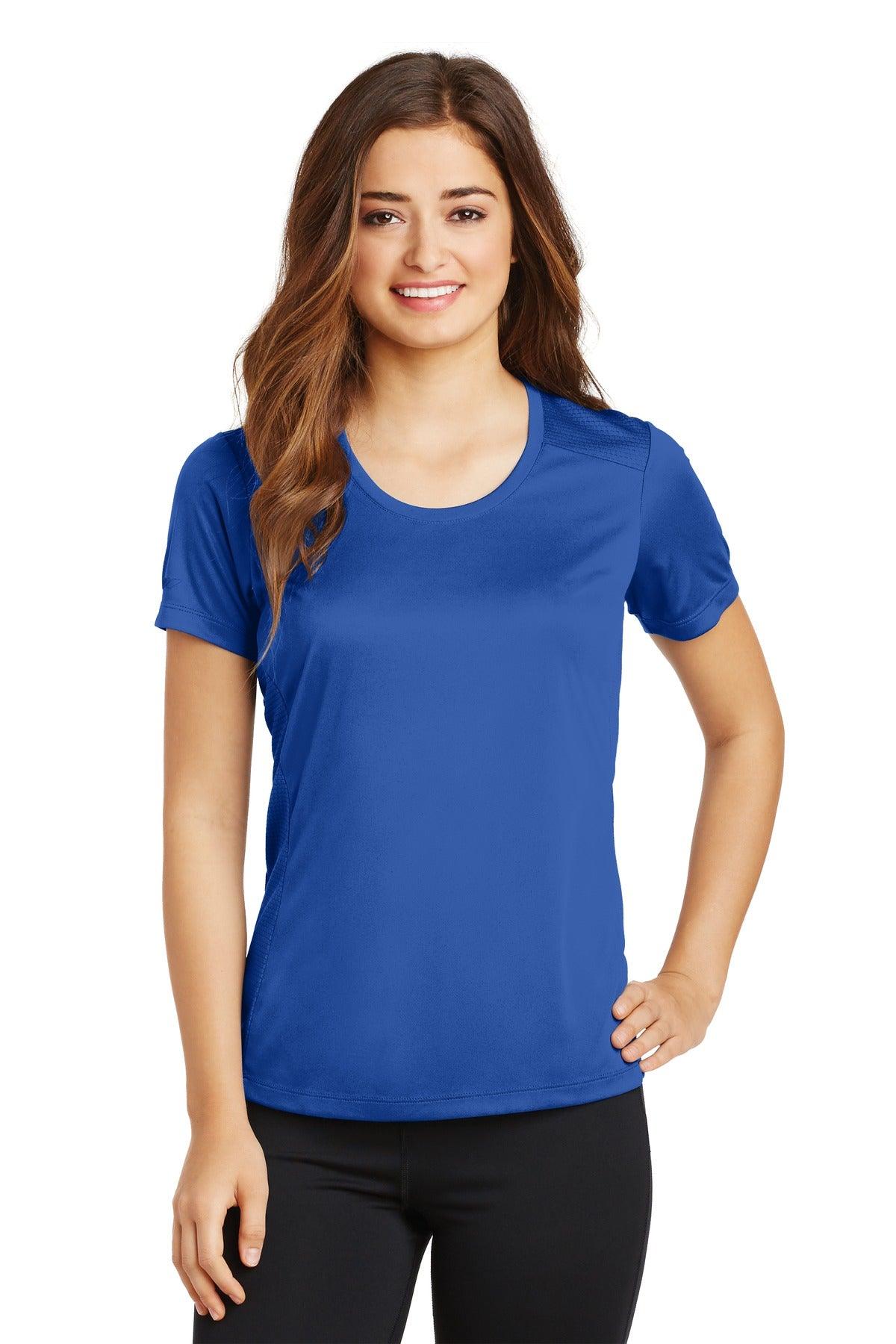 Sport-Tek Ladies PosiCharge Elevate Scoop Neck Tee. LST380 - Dresses Max