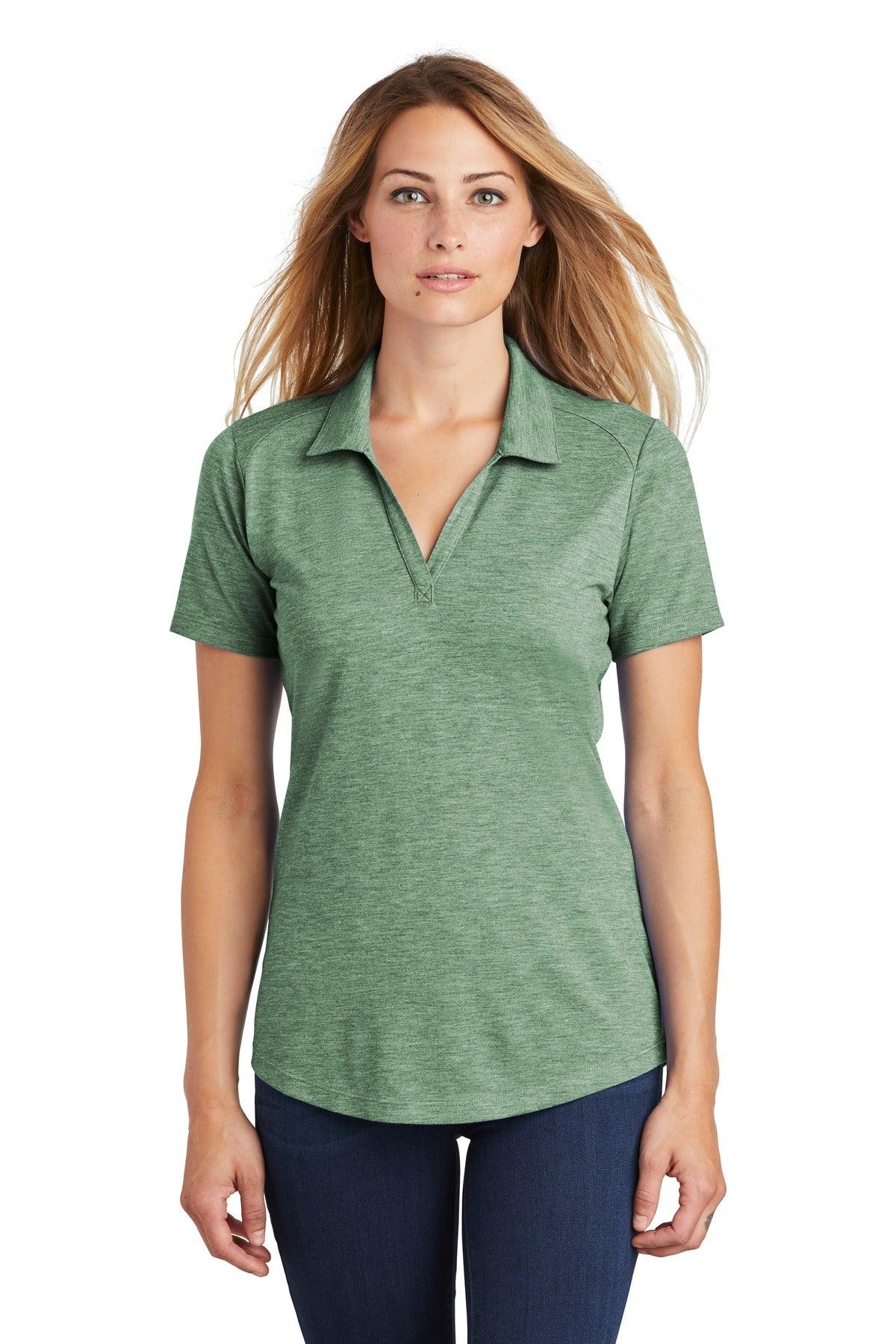 Sport-Tek Ladies PosiCharge Tri-Blend Wicking Polo. LST405 - Dresses Max