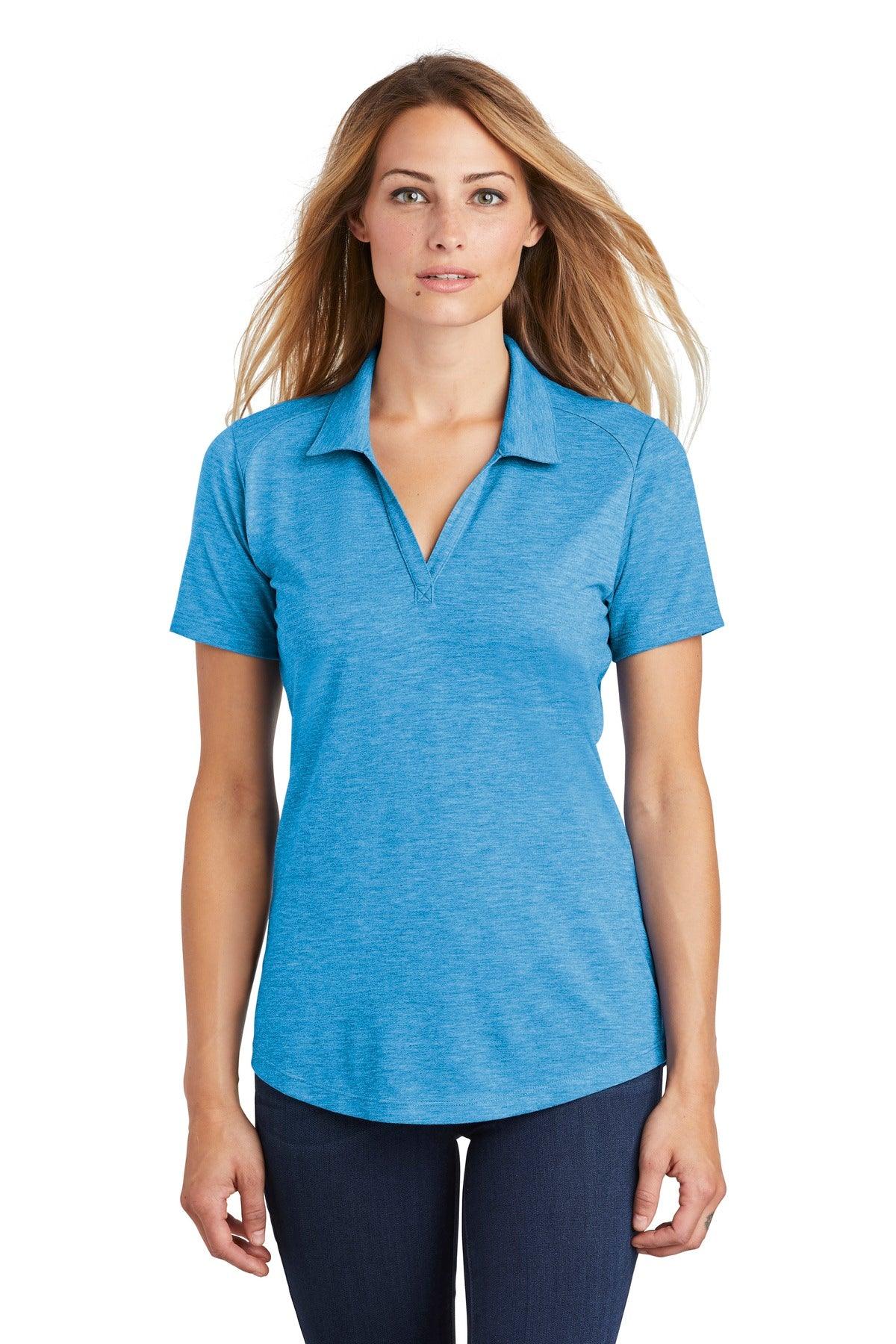 Sport-Tek Ladies PosiCharge Tri-Blend Wicking Polo. LST405 - Dresses Max