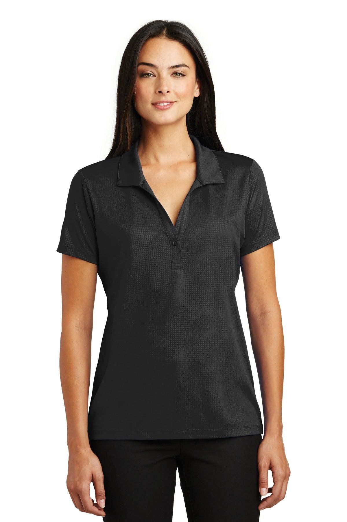 Sport-Tek Ladies Embossed PosiCharge Tough Polo . LST630 - Dresses Max