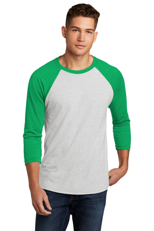 Next Level Apparel Unisex Tri-Blend 3/4-Sleeve Raglan Tee. NL6051 - Dresses Max