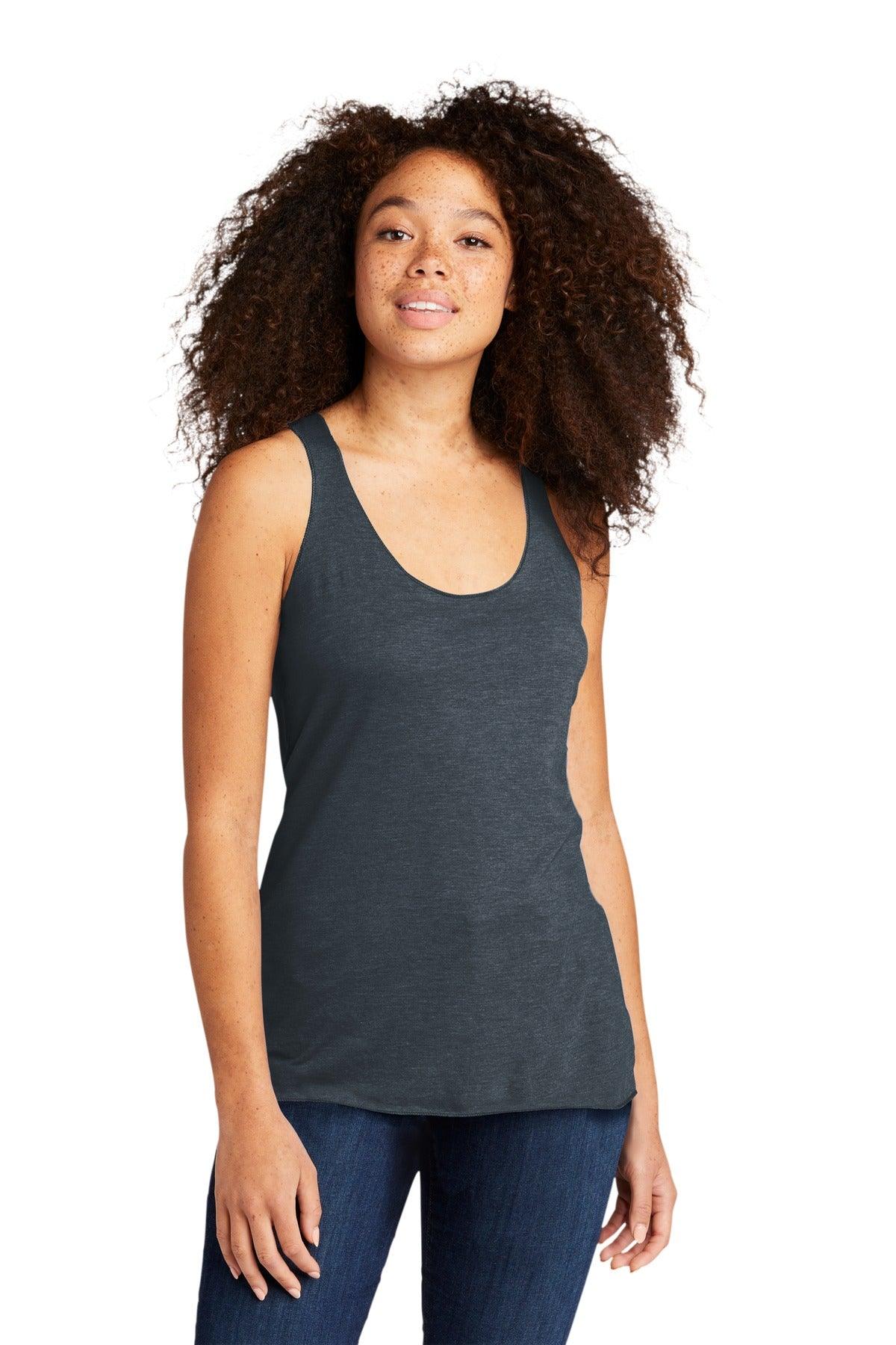 Next Level Apparel Women's Tri-Blend Racerback Tank. NL6733 - Dresses Max