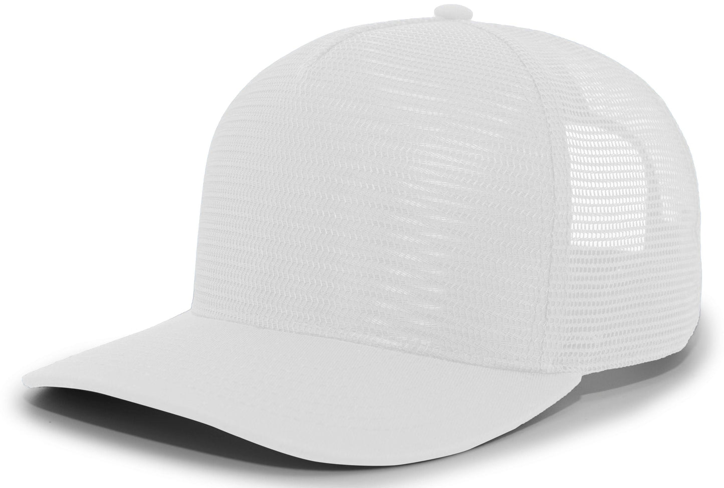 5-Panel Mesh Overlay Trucker Snapback - Dresses Max