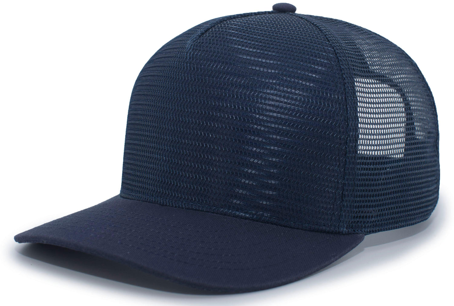 5-Panel Mesh Overlay Trucker Snapback - Dresses Max