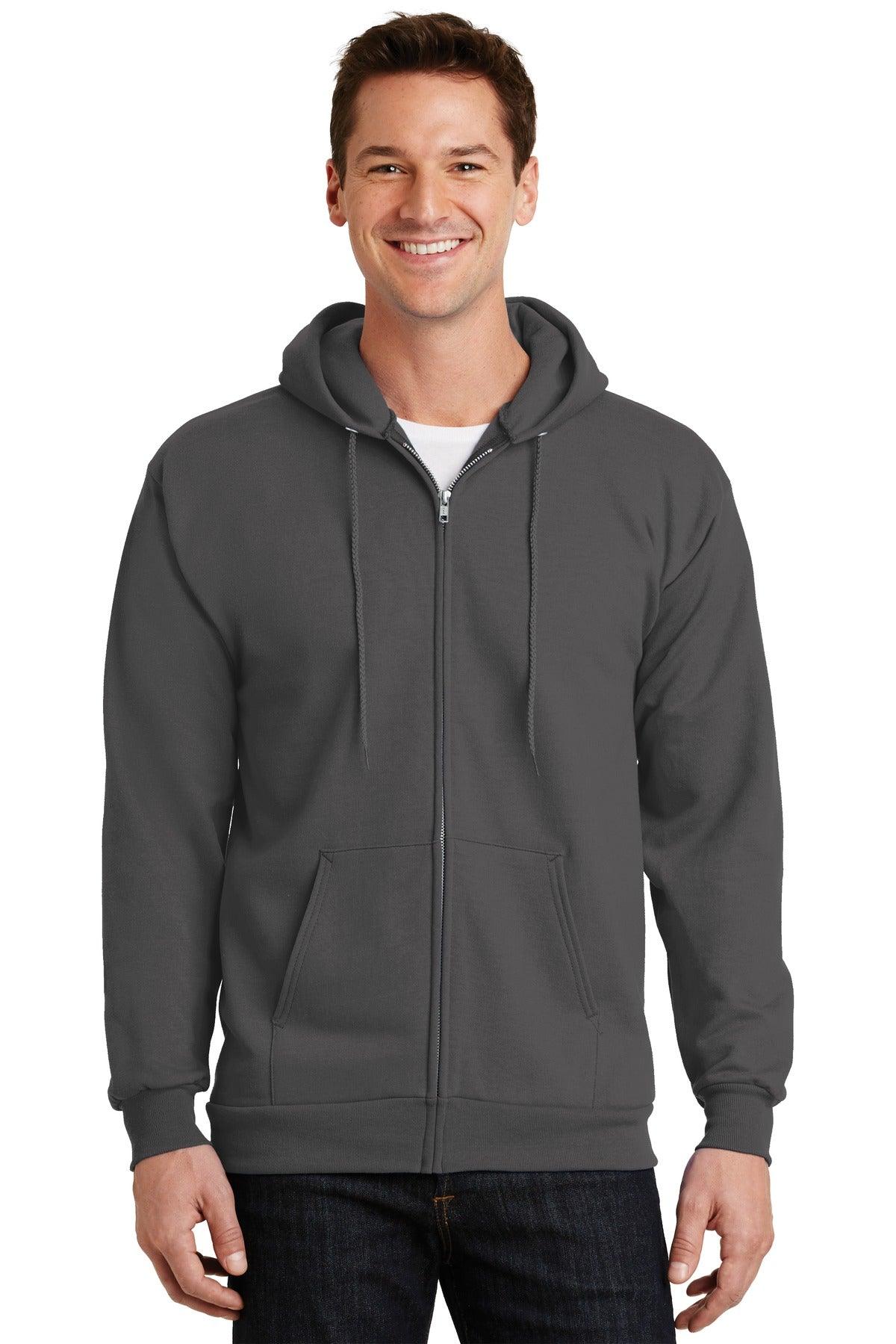 Port & Company - Essential Fleece Full-Zip Hooded Sweatshirt. PC90ZH - Dresses Max