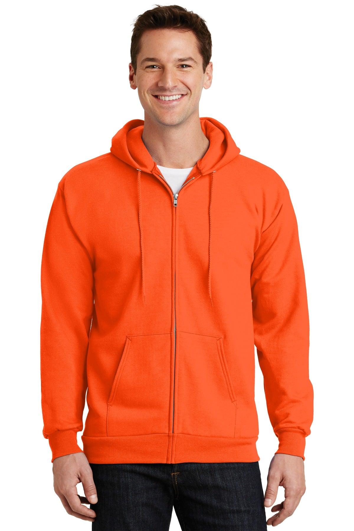 Port & Company - Essential Fleece Full-Zip Hooded Sweatshirt. PC90ZH - Dresses Max